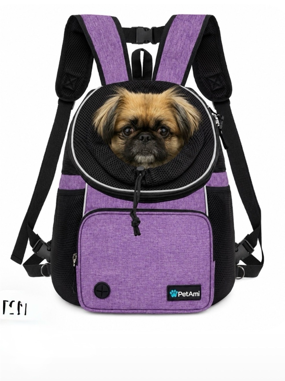 PetAmi Adjustable Cat & Dog Chest Carrier Backpack,